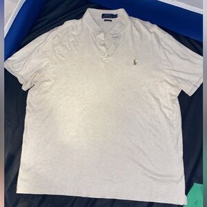 Mens XL POLO Ralph Lauren Classic Fit Polo - Cream